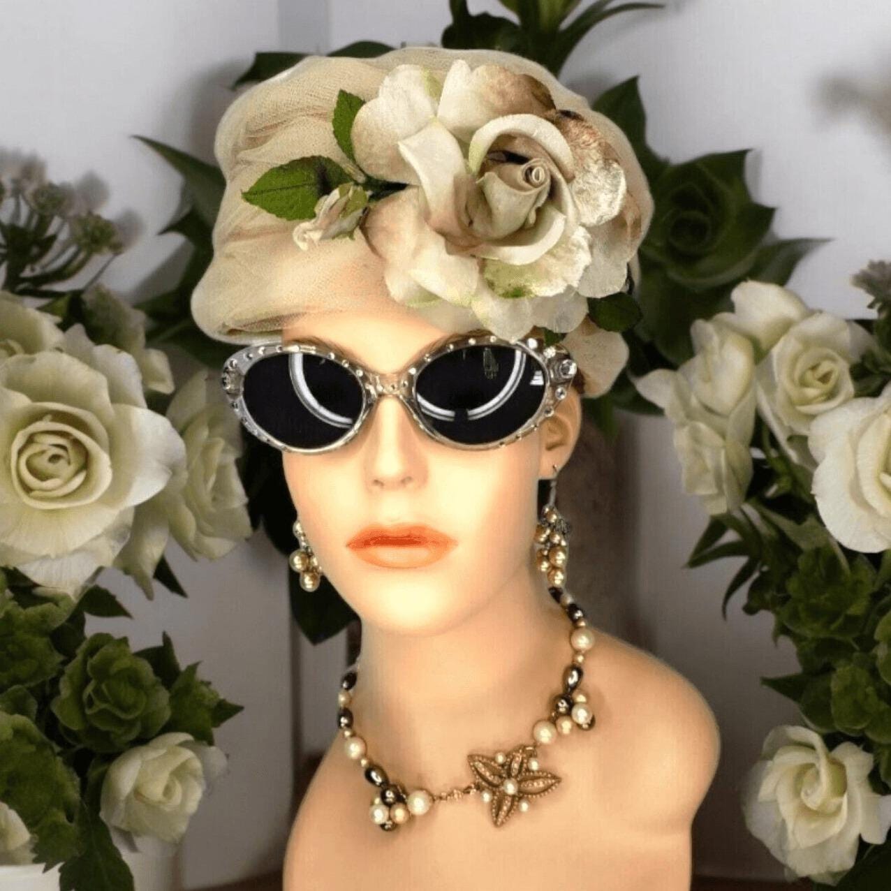 Large Silk Twin Roses Arrangement (many Colors) Online In Australia - Foto 6