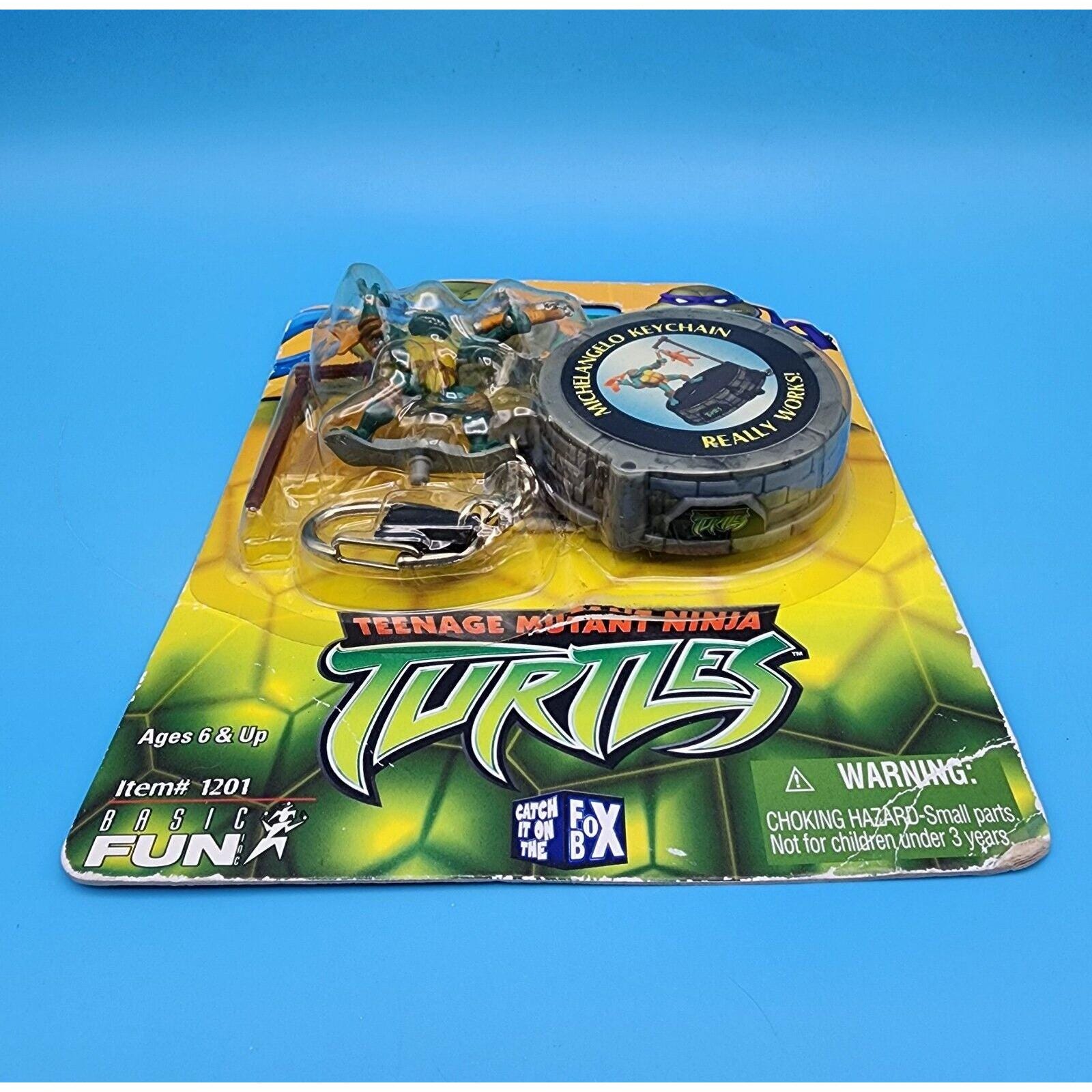 Teenage Mutant Ninja Turtles Mikey 2003 Keychain Working Training