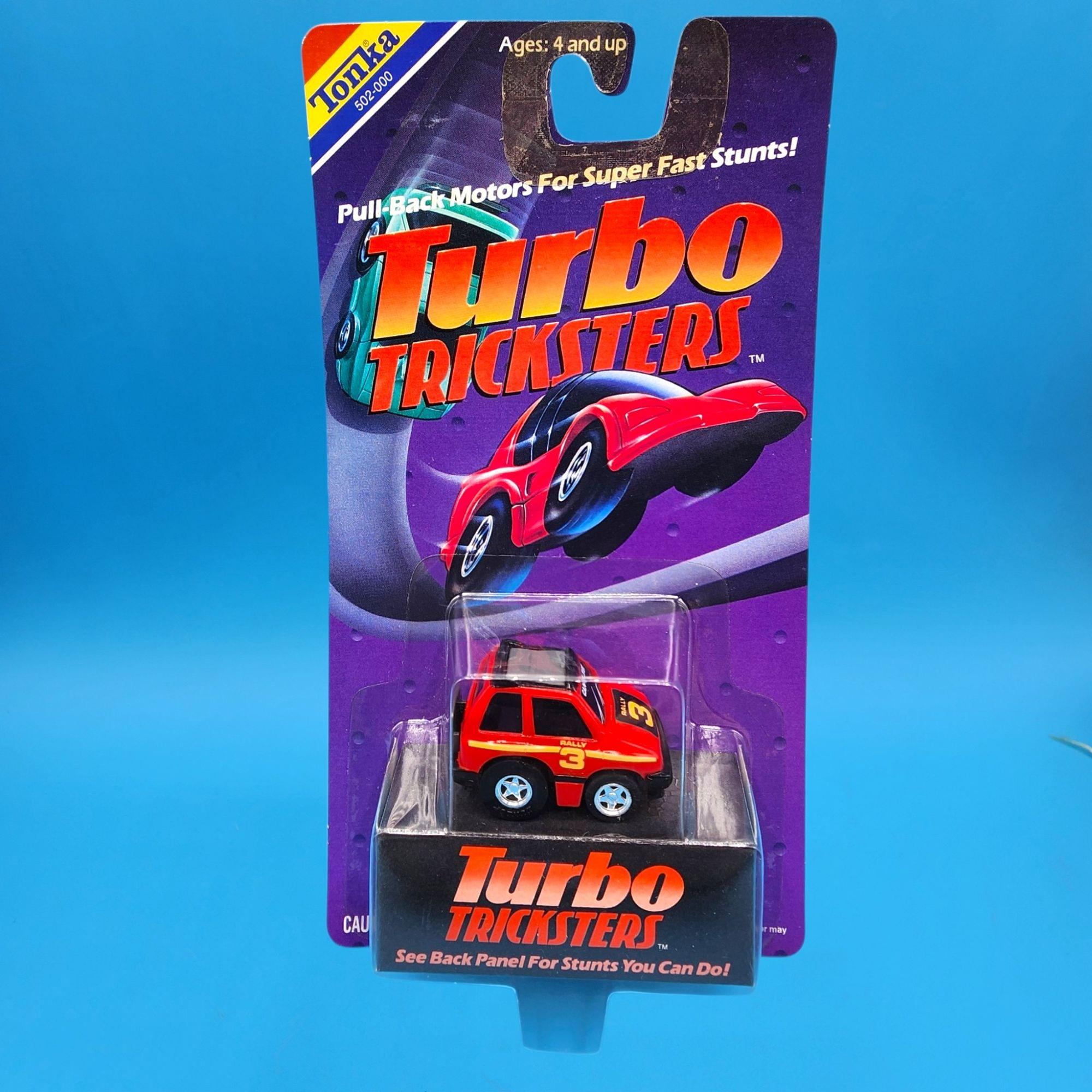 Vintage 1989 Tonka Turbo Tricksters No 035 Red Penny Racer Takara