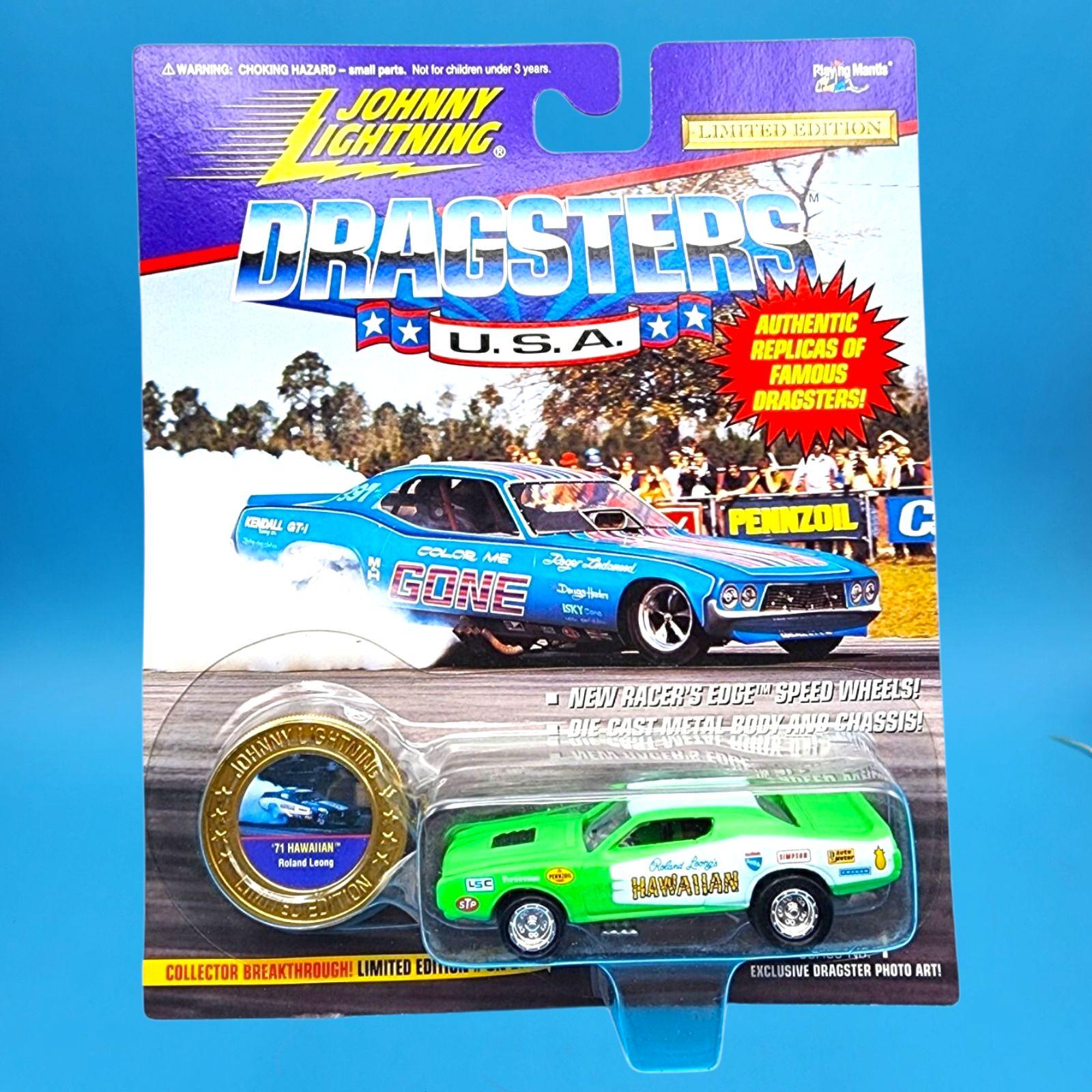 Vintage Johnny Lightning Dragsters U.S.A. 1995 '71 Hawaiian Roland
