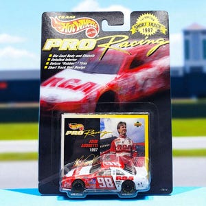 Hot Wheels 1997 Pro Racing John Andretti 98 Diecast Car Limited Edition Short Track Collector Nascar Collectors 1:64 Scale Sealed on Card