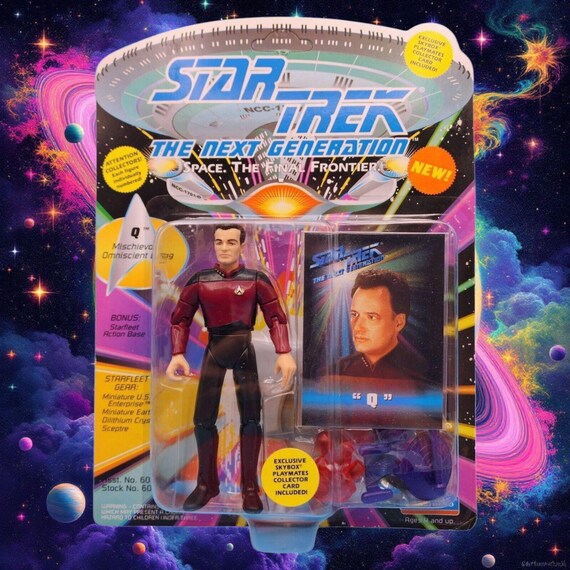 Star Trek the Next Generation Q Action Figure 1993 Playmates STNG
