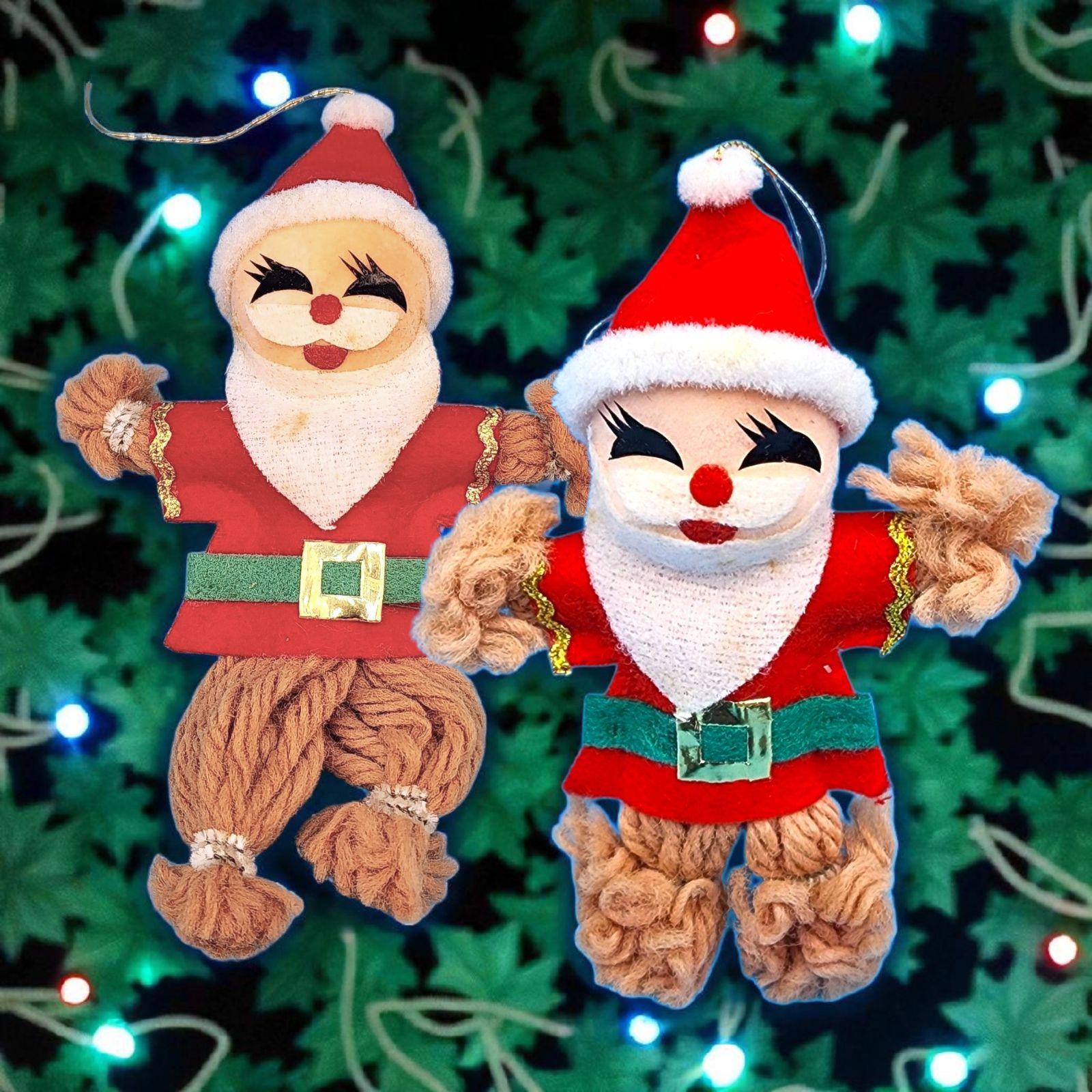 チャーム刺繍リングフェルトクリスマスサンタ[専用　こり様　 ＊仕上げ前] チャーム刺繍リングフェルトクリスマスサンタ[専用 こり様 ＊仕上げ前]