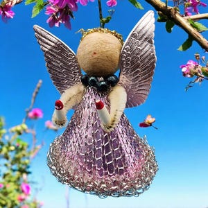 Angel Tree Topper Purple Dress - Etsy