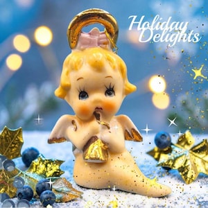 アメリカ購入❣️ヴィンテージクリスマスオーナメント❤️ペンギン サンタ 天使 くま Japan Vintage Christmas Angels - Etsy