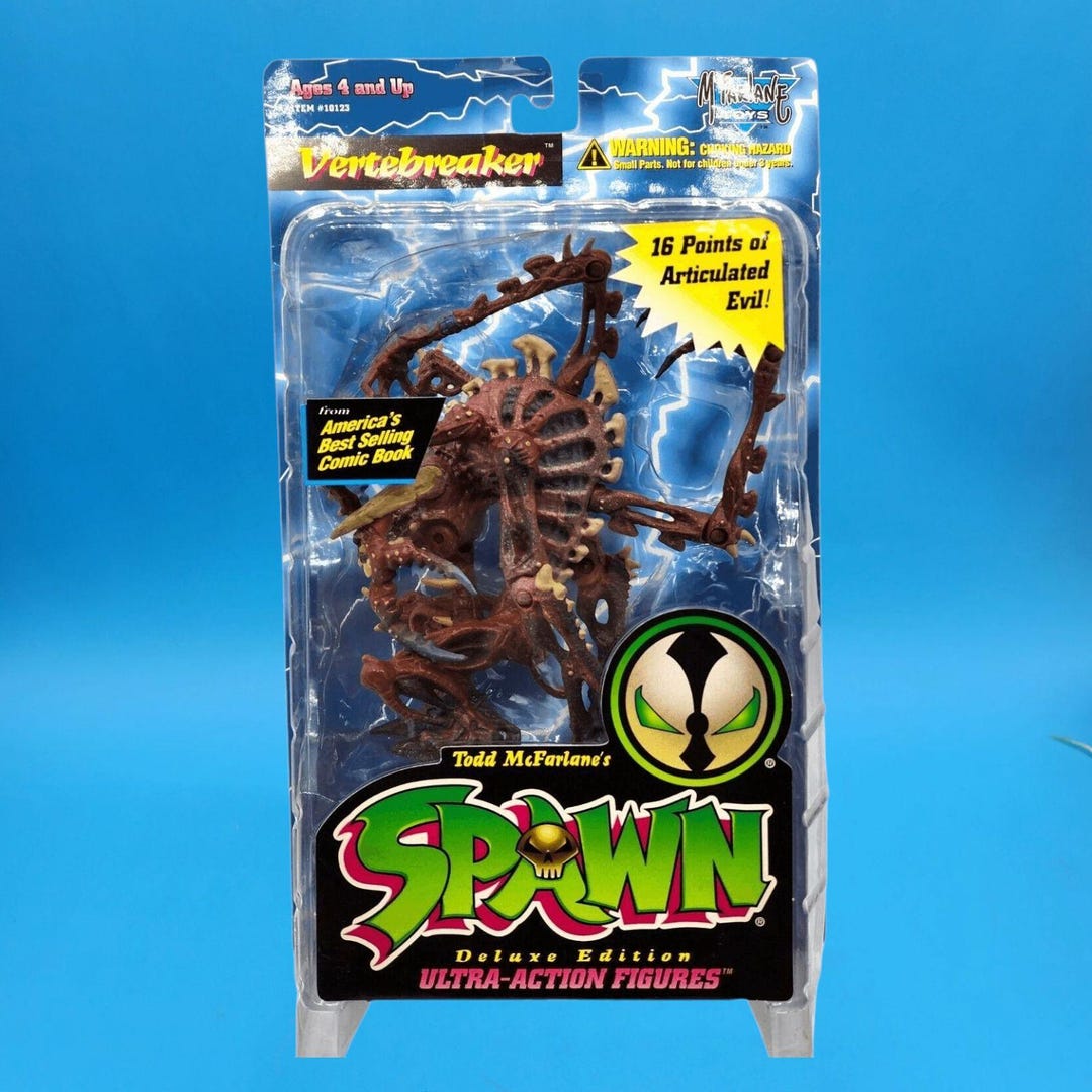 Spawn Deluxe Edition Todd Mcfarlane's Toys 1995 Vertebreaker Action