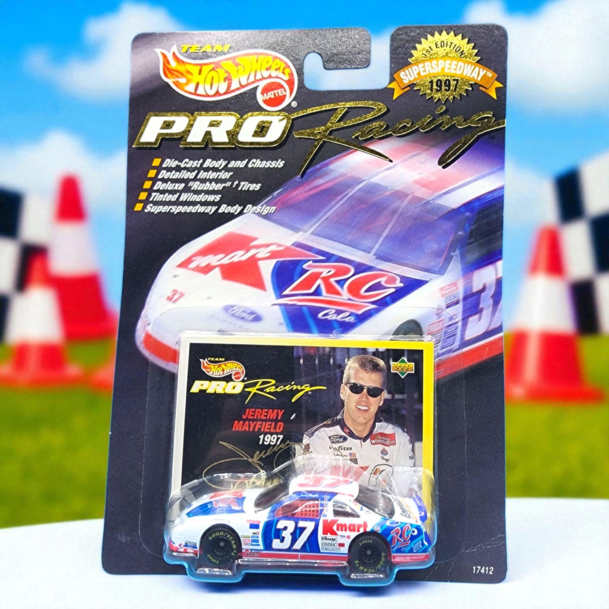 Hot Wheels Team Pro Racing Jeremy Mayfield 1997 RC Cola Kmart Die