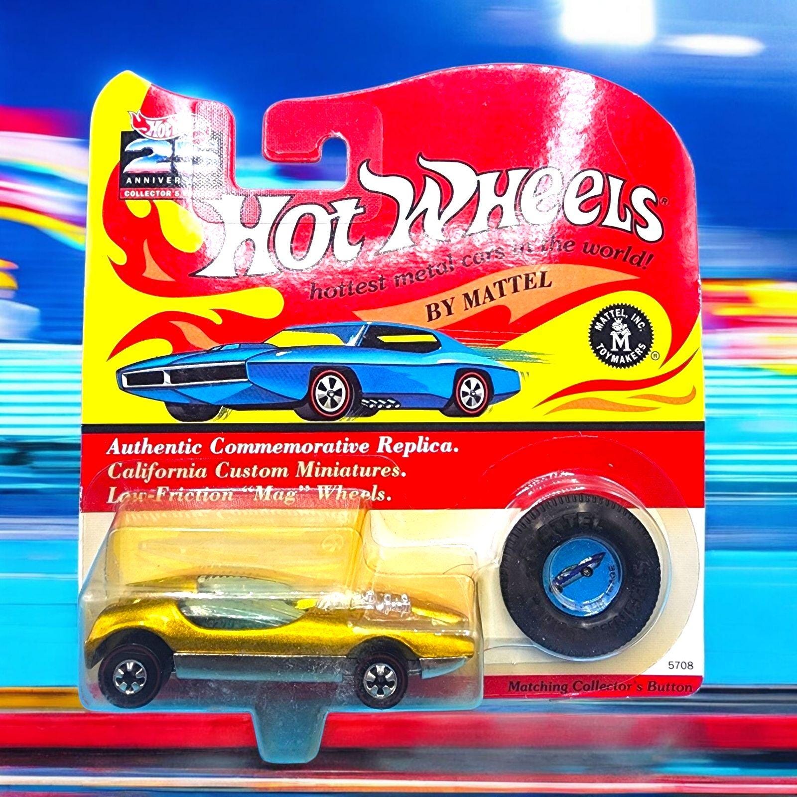 Hot Wheels 25th Anniversary 1992 Splittin' Image 5708 Gold