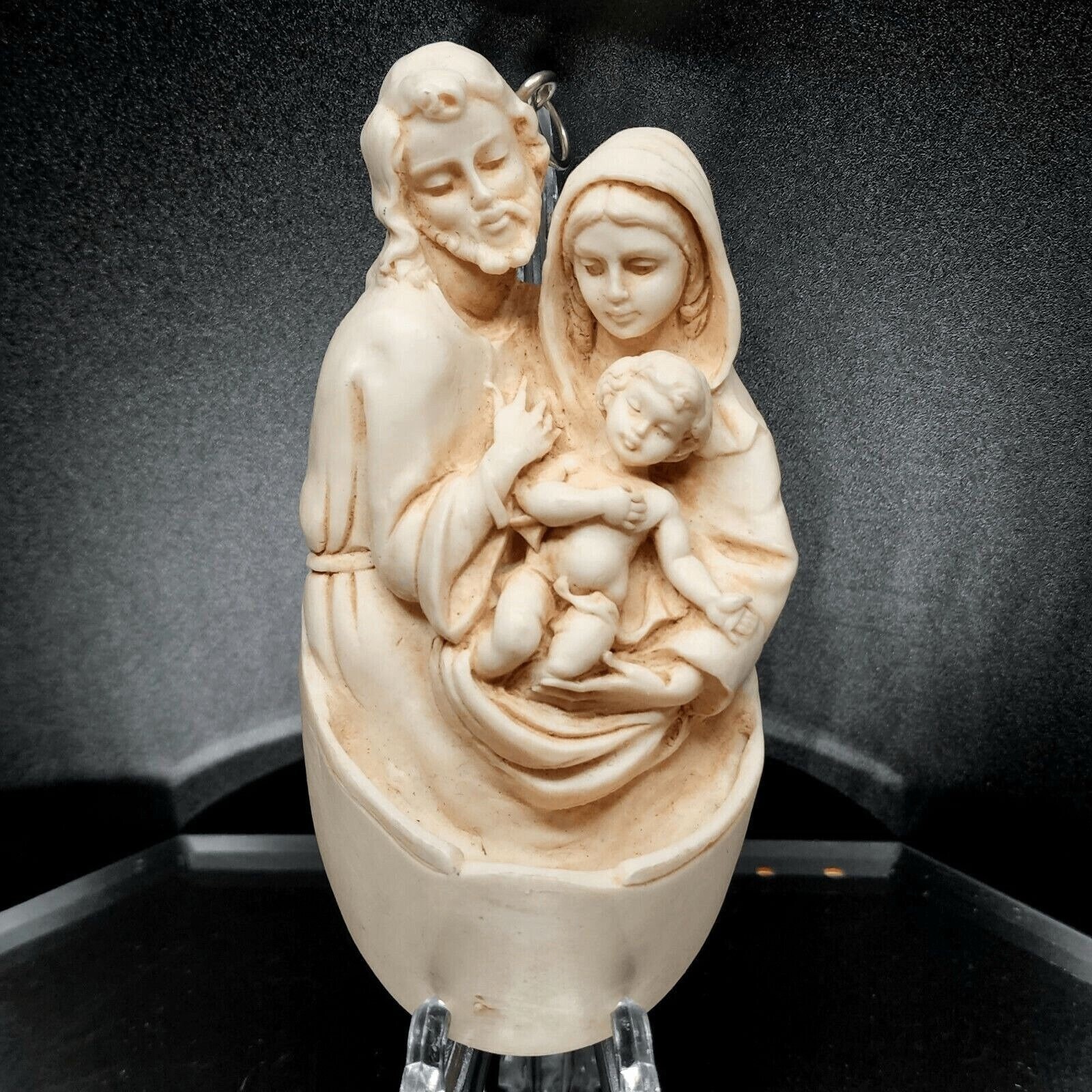 Holy Family Water Font Bronze - Crossroads Collective