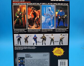 Vintage G.I. Joe Hall of Fame S.W.A.T Assault Mission Gear 1992