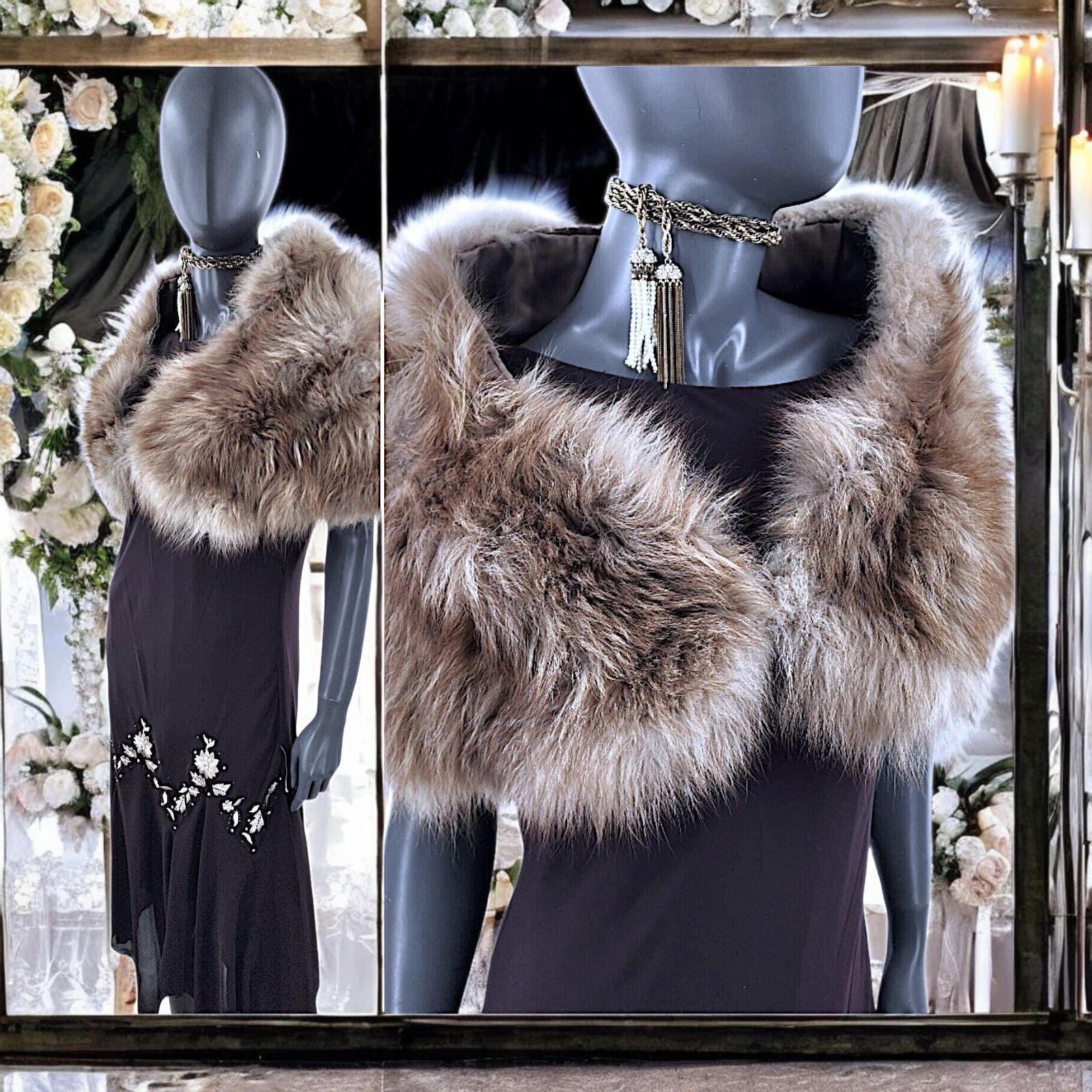Vintage Fur Stole - Etsy Vintage Fur Stole - Etsy