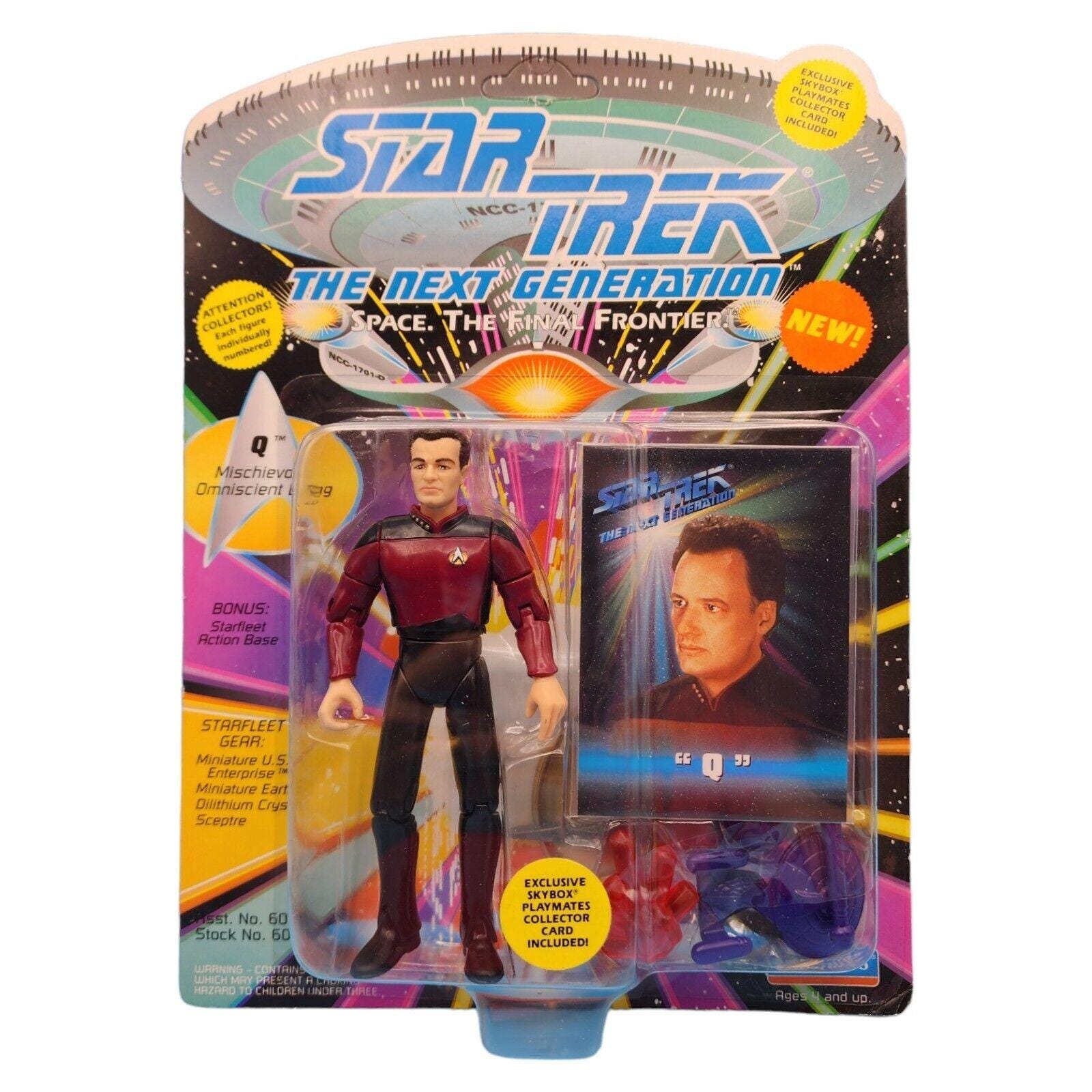 Star Trek the Next Generation Q Action Figure 1993 Playmates STNG