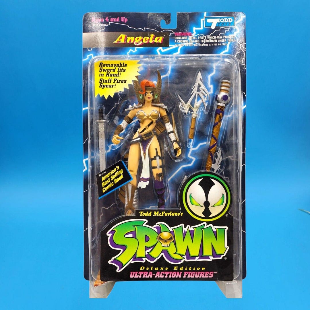 Spawn Ultra Action Figure Angela Todd Mcfarlane 1995 Deluxe Edition - Etsy