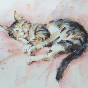 Pittura speciale, pittura animale, pittura rosa, decorazioni in stelle