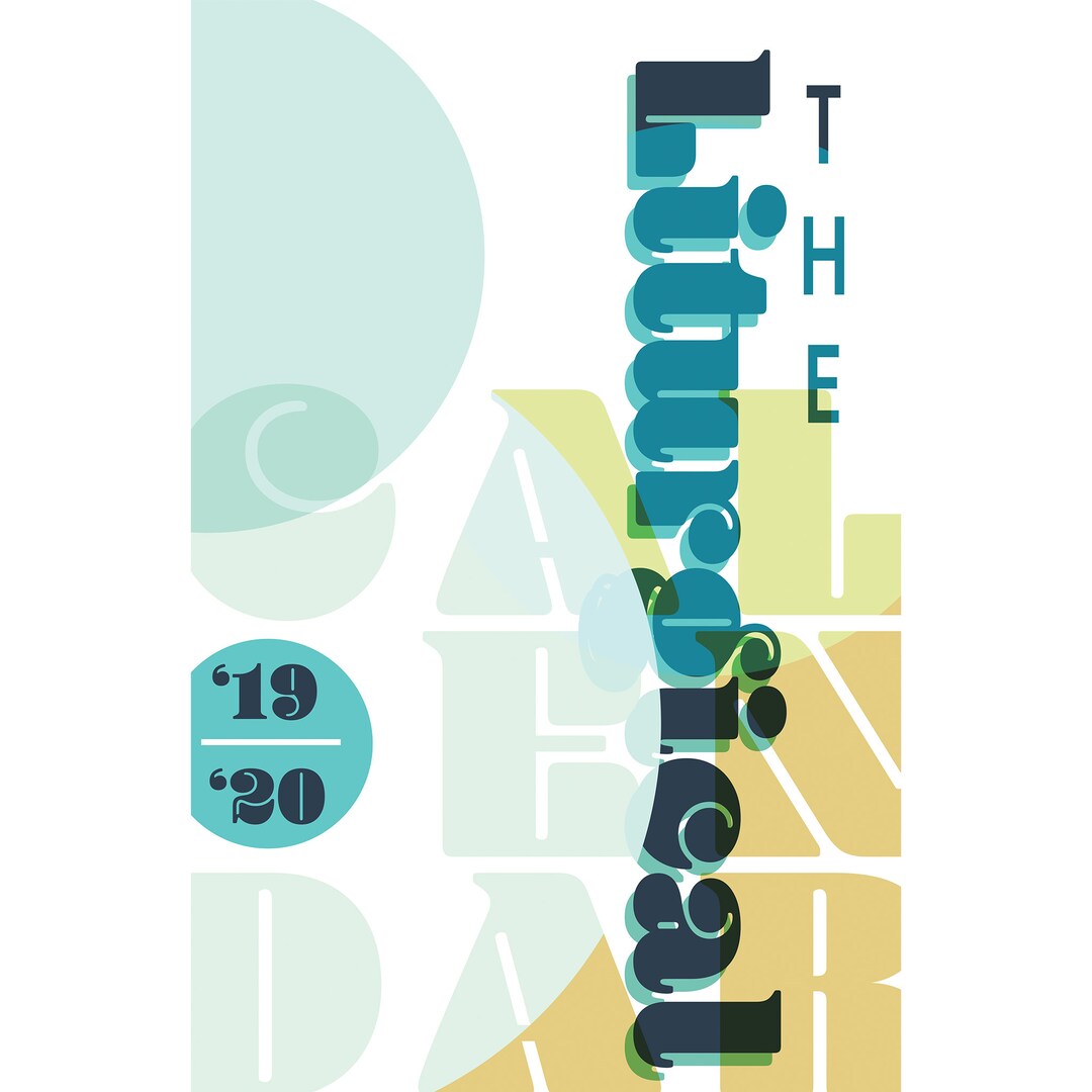 The Liturgical Calendar 2019 2020 Typography Etsy