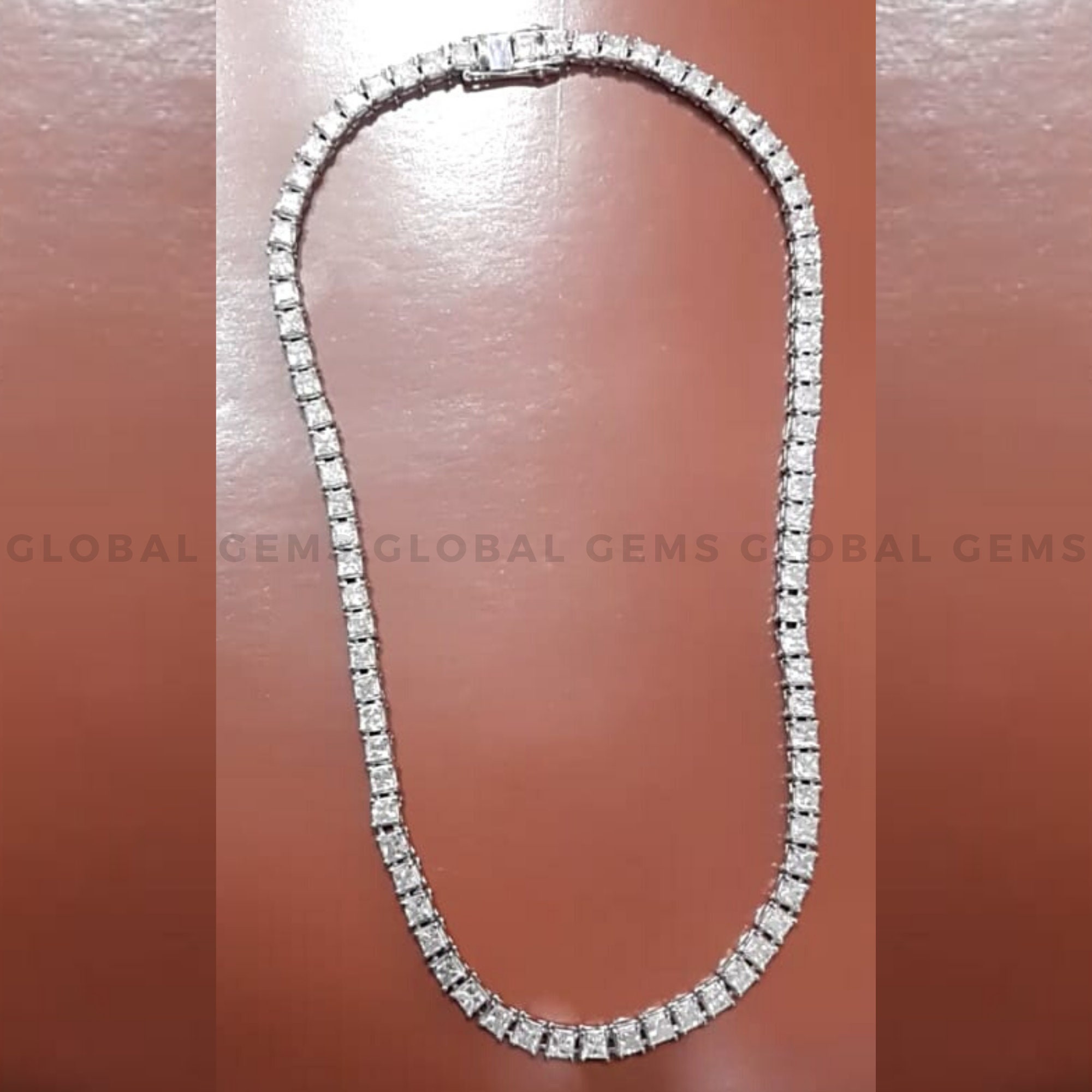moissanite diamond tennis chain