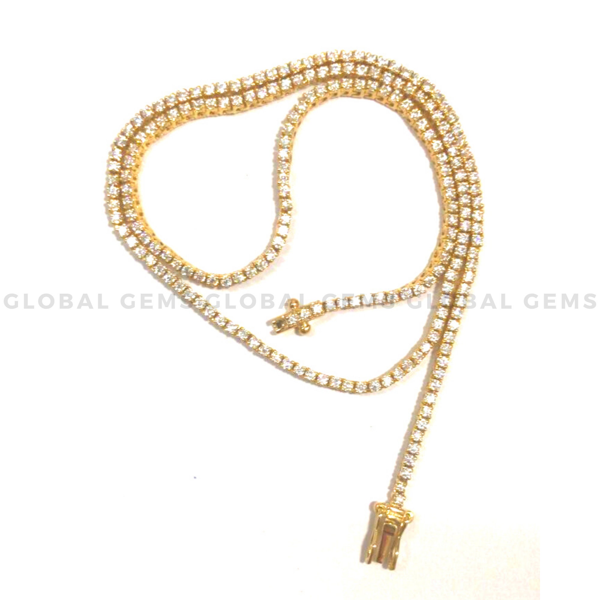 moissanite diamond tennis chain