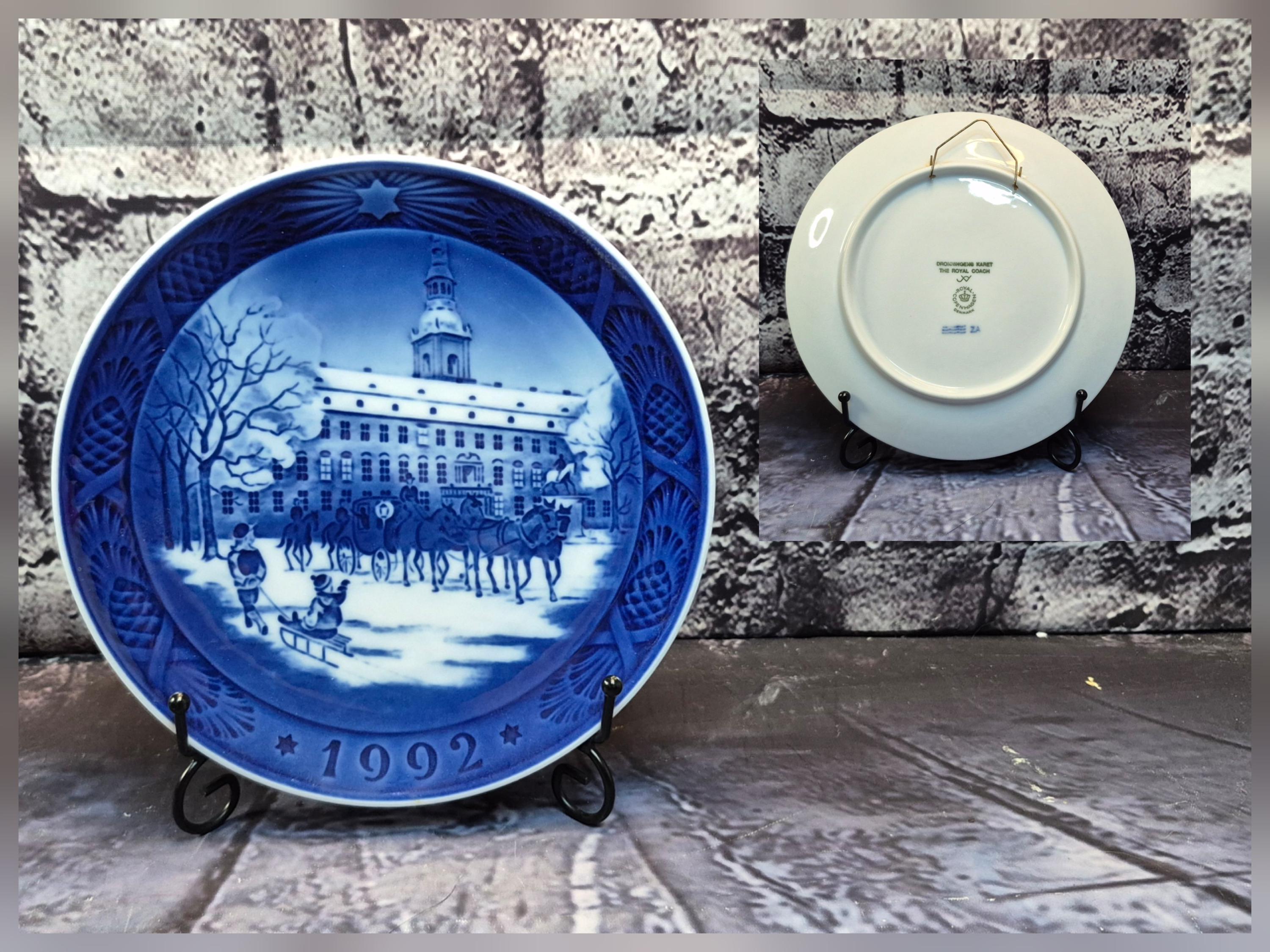 1990-1999 Royal Copenhagen Christmas Porcelain Collection Plates 