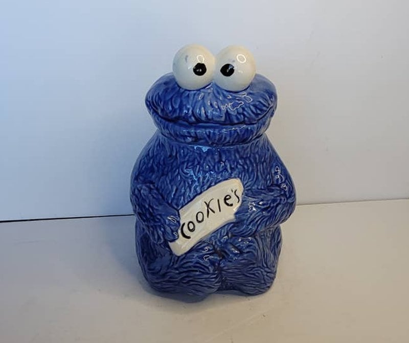 The Cookie Jar Store Cookie Chef Cookie Jar (COOKIE MONSTER)