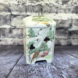Vintage Japanese Jubako Box Stacking Bento Crane 3 Tier Desing