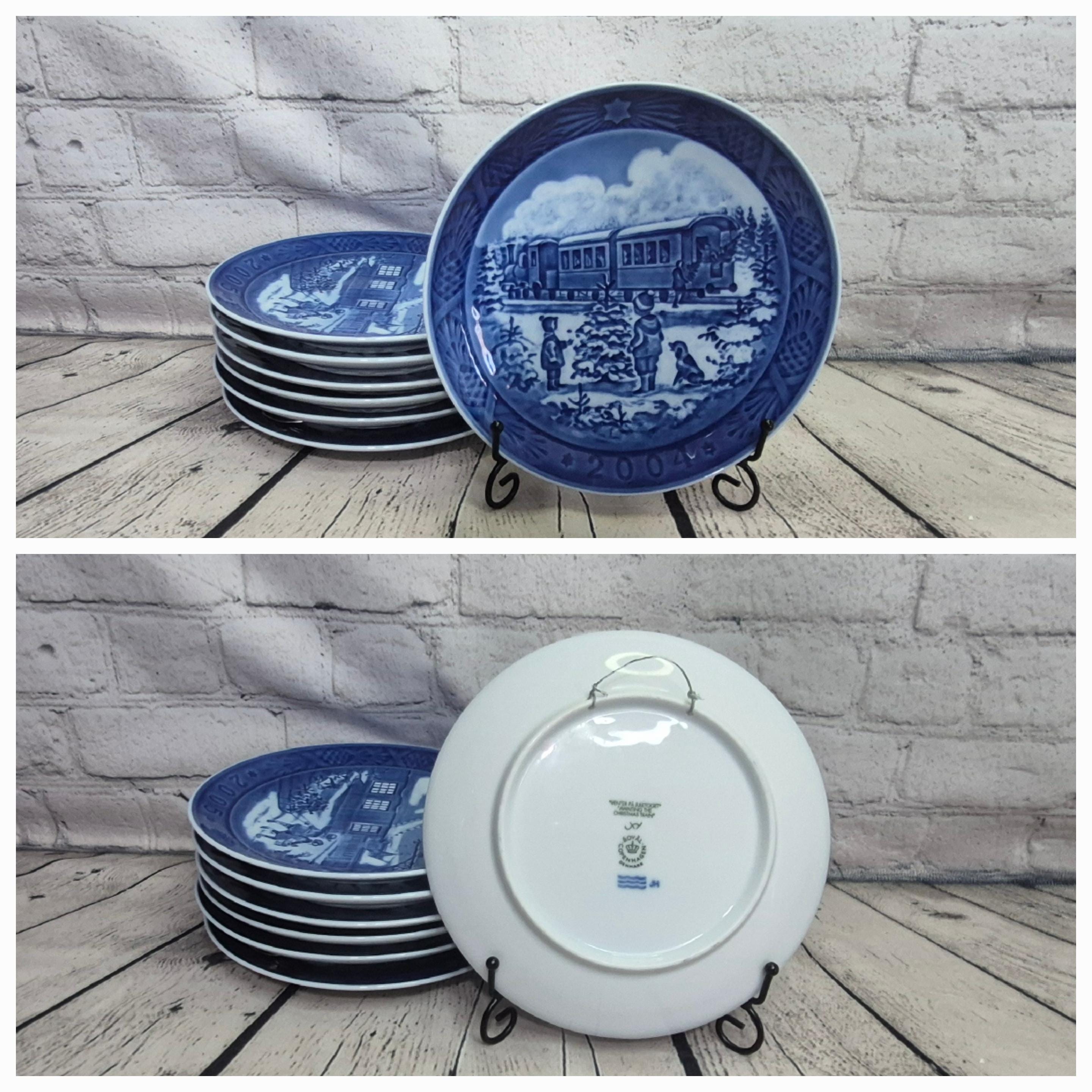 2000-2009 Royal Copenhagen Christmas Porcelain Collection Plates