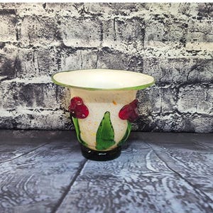 Vintage Italian Murano Art Glass Planter Vase