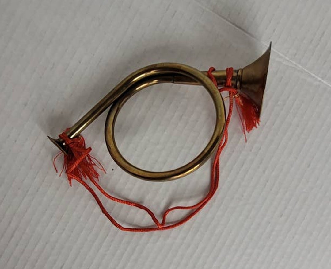 Vintage Brass French Horn. Christmas Decoration Etsy