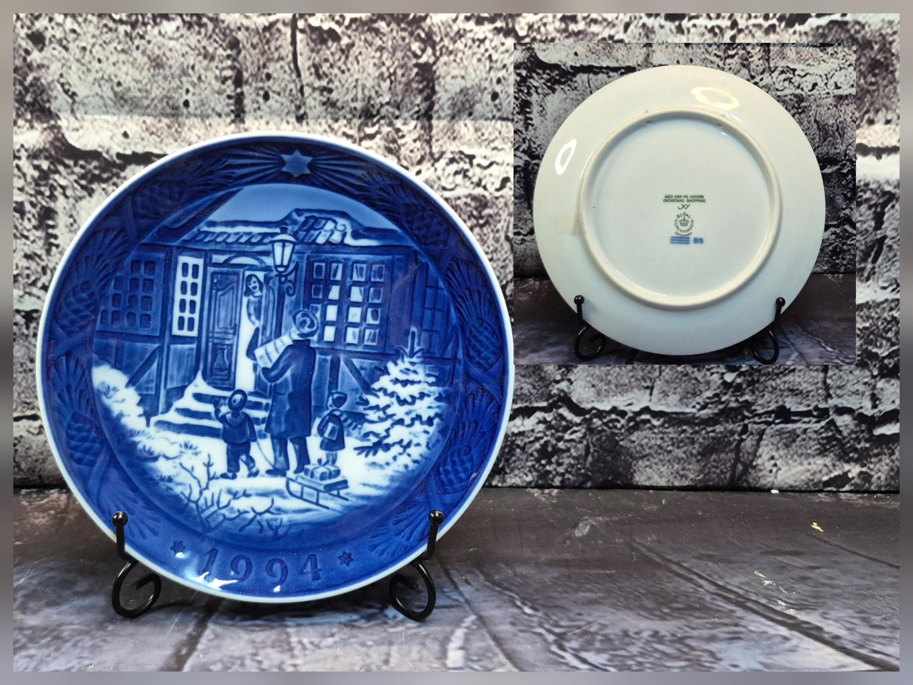 1990-1999 Royal Copenhagen Christmas Porcelain Collection Plates 