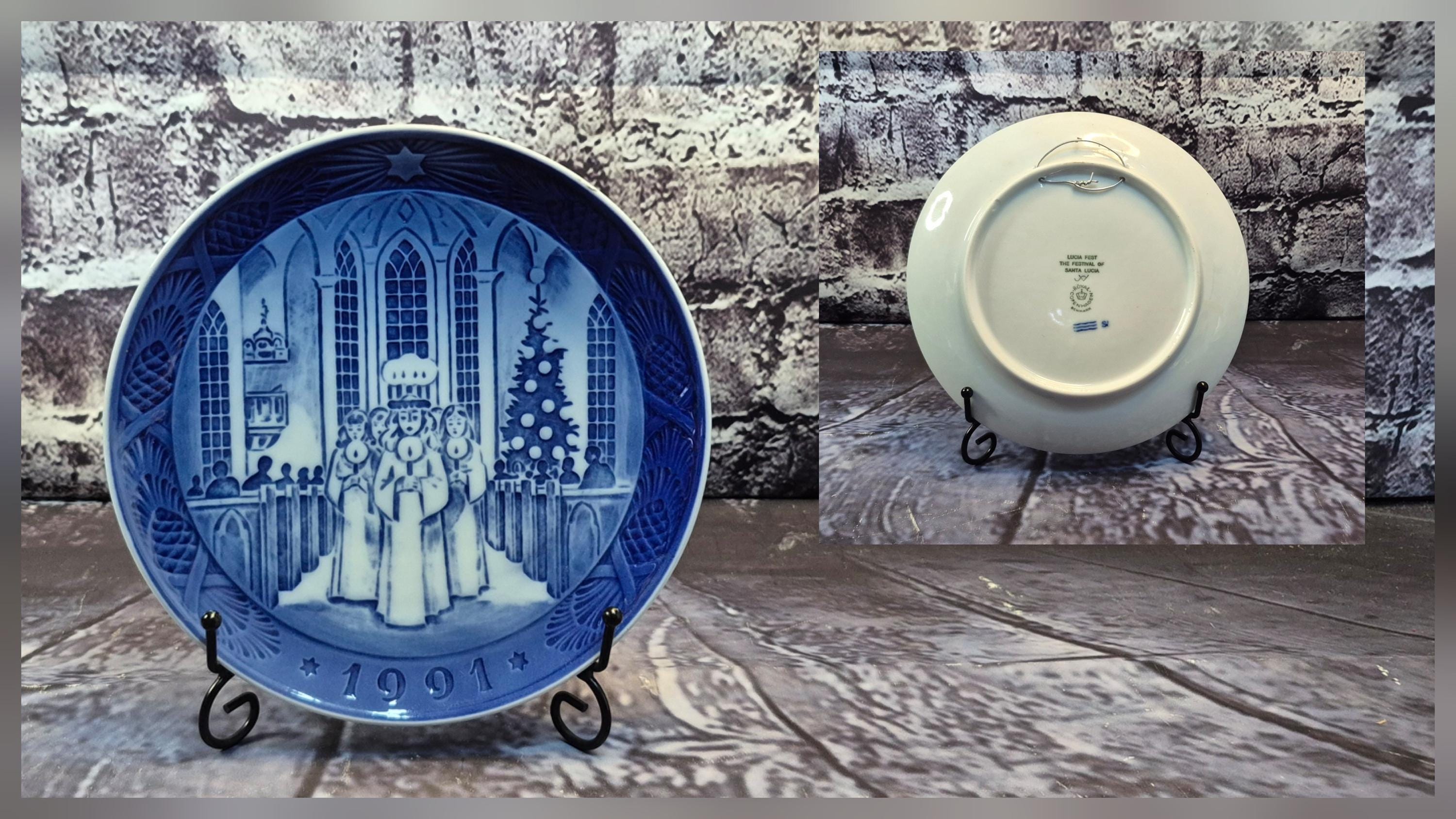 1990-1999 Royal Copenhagen Christmas Porcelain Collection Plates 