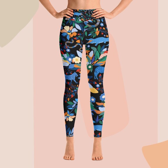 Waist Yoga Leggings by Jessie Zhao 