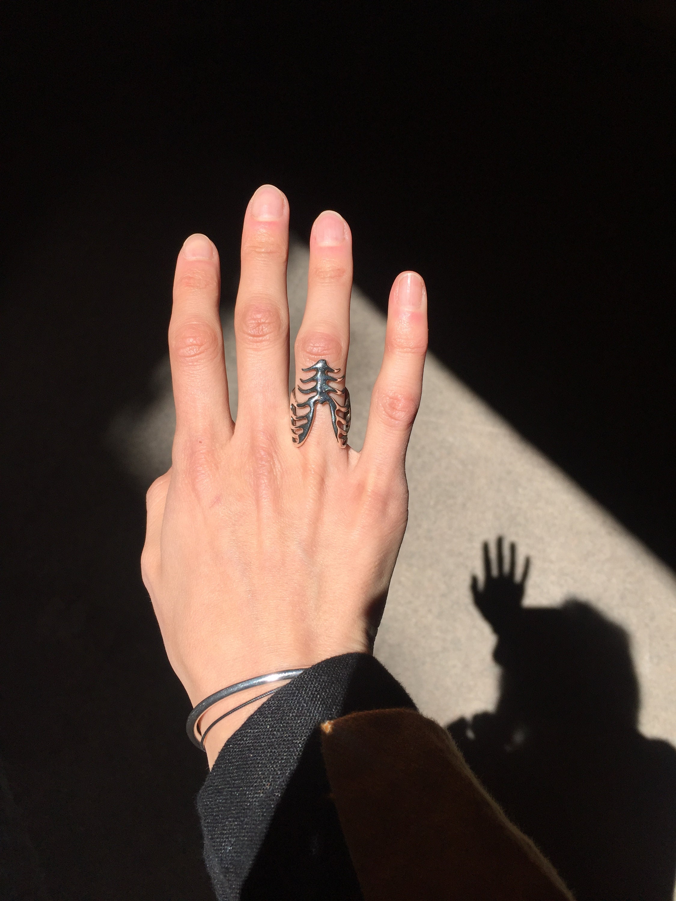 Rib Cage Ring Etsy