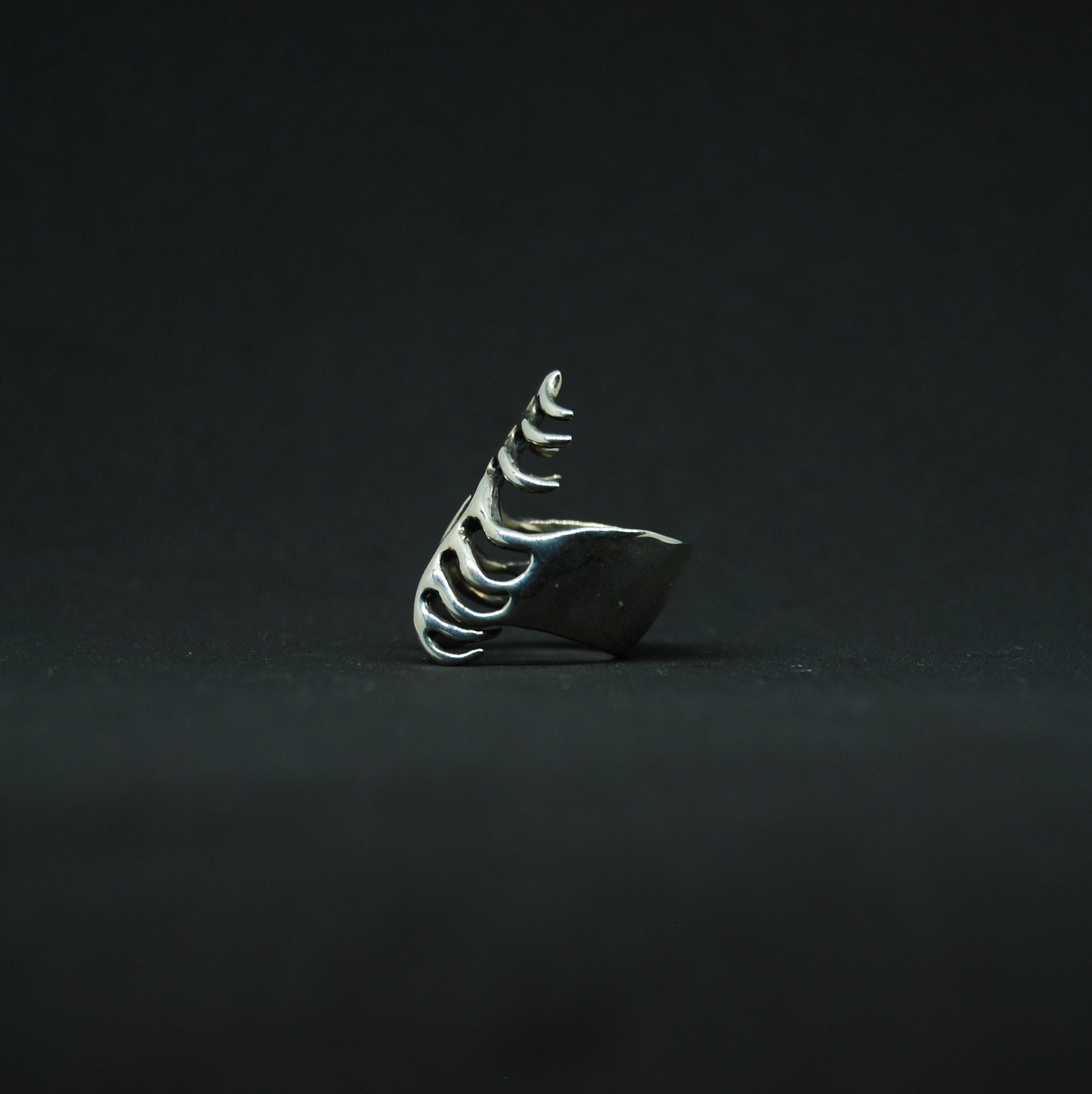 Rib Cage Ring Etsy