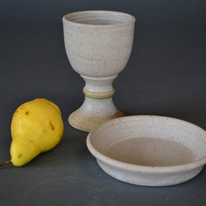 Communion Chalice and Plate Set