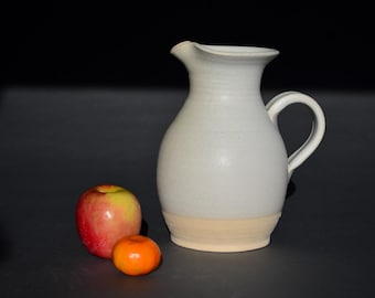 Stoneware Pitcher, Large Size, Wine Jug, Water Pitcher