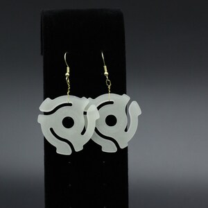 Glow in the dark 45 Adapter Earrings