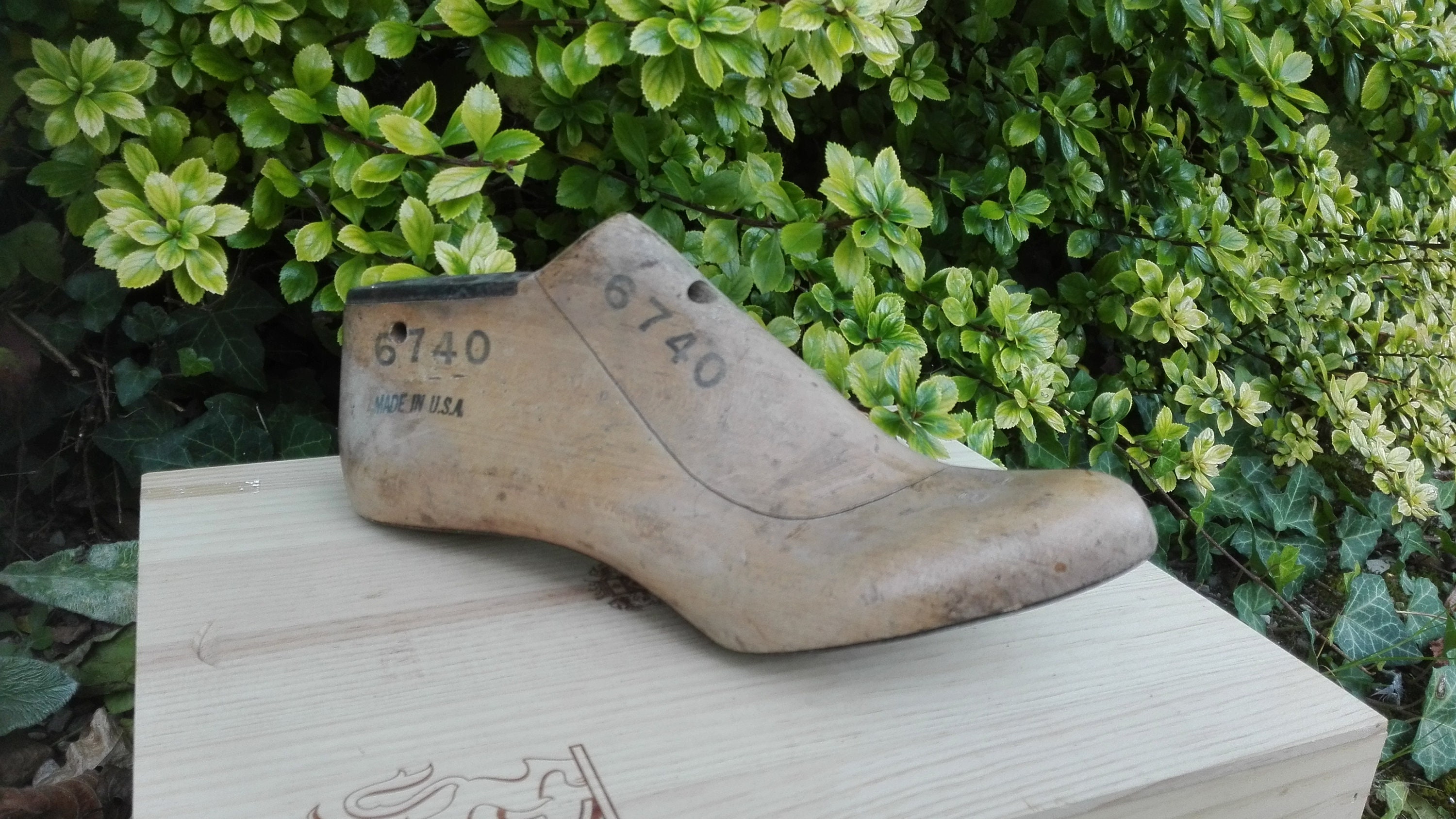 Forme Bois Sterling Pour Fabricant de Chaussures 1970 Brocante