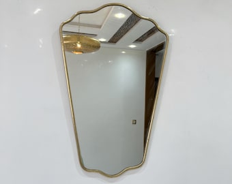 Tall Vanity Mirror, Full Size Pivot Mirror for Bathroom, Chic Hollywood Makeup Mirror, Elegant Brass and Bronze Mirrors for Modern Spaces