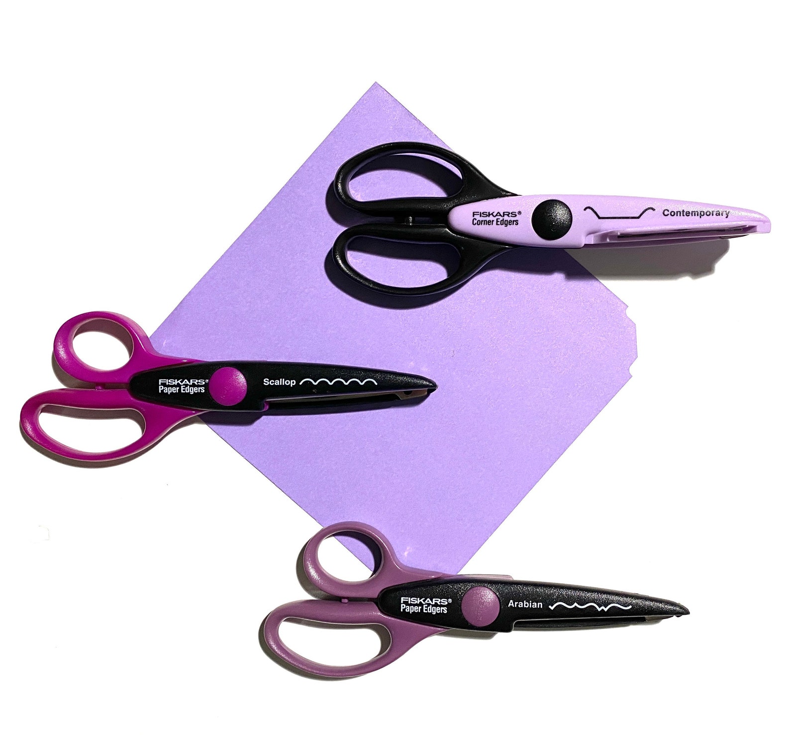 Fiskars Paper Edgers Scissors Craft Shears Etsy