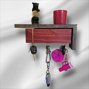 Wooden Magnetic Key Holder
