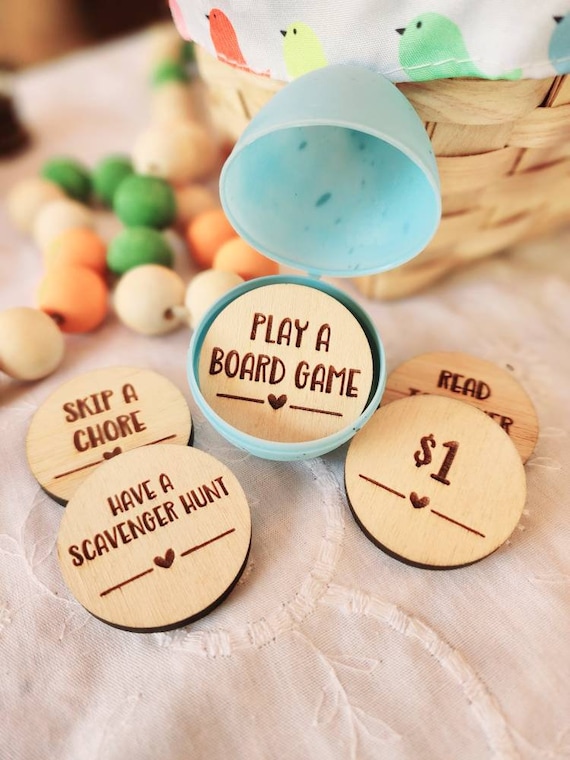 Easter Egg Basket Tokens | Easter Egg Prizes | Kids Easter Token Prizes |