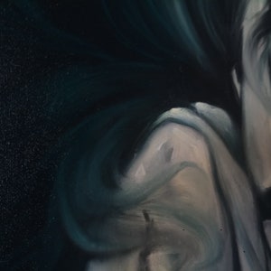 Mermaid Oil Painting Original Nude Under Water Erotic Large - Etsy