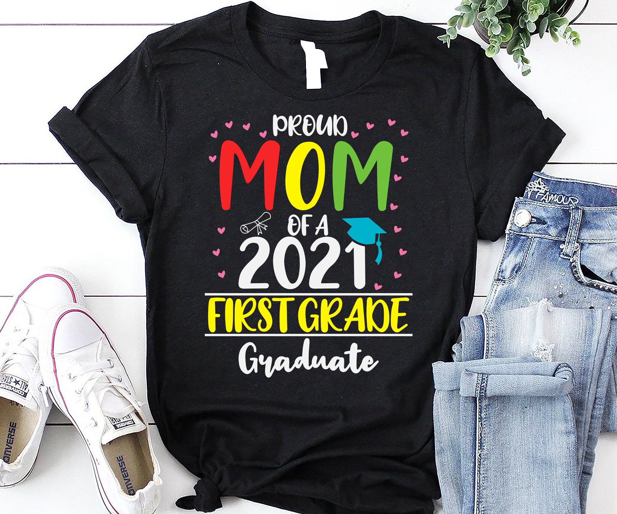 Download Proud Mom of a 2021 1st Grade Graduate 2021 Graduation svg ...