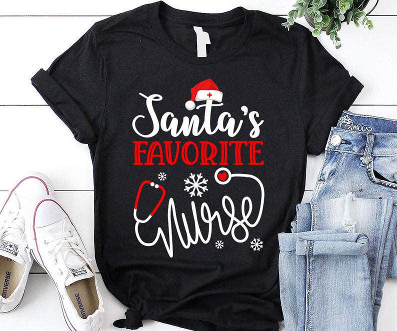 Download Santa's favorite nurse SVG Nurse Christmas Svg Nurse | Etsy