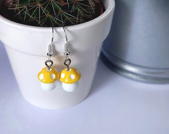 Mini Toadstool Earrings