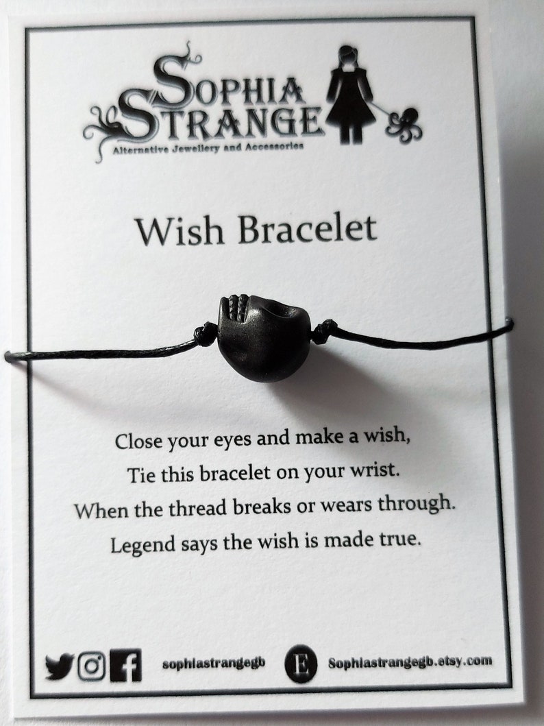 Wish Bracelet 3D Skull
