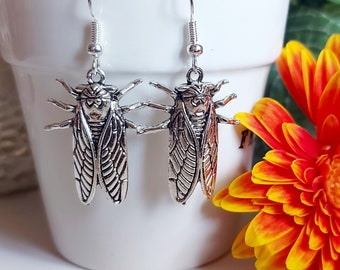 Cicada Earrings Insect Earrings