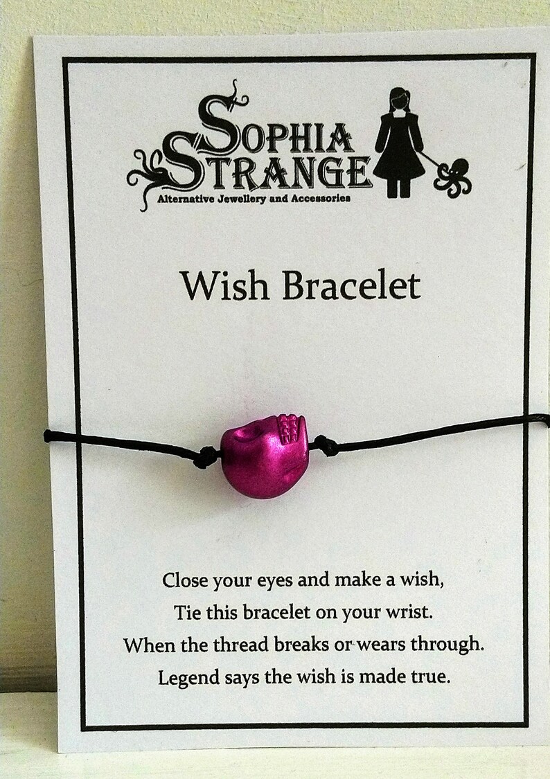 Wish Bracelet 3D Skull