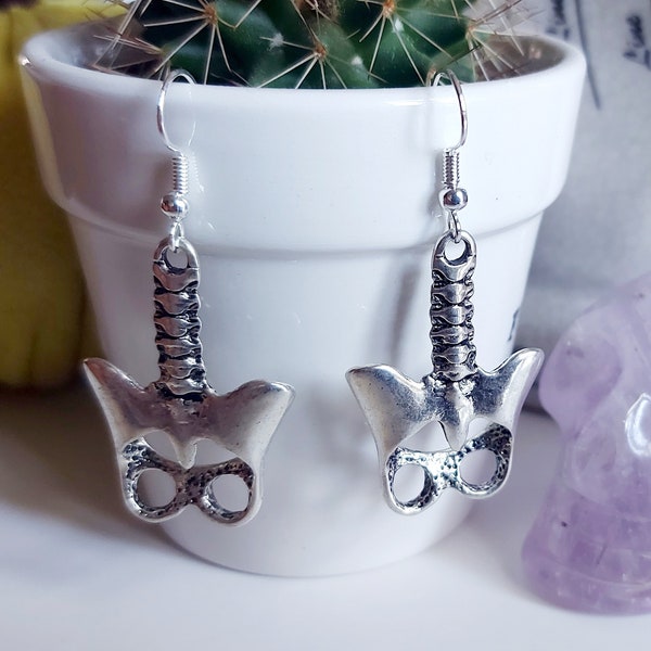 Spine and Pelvis Earrings