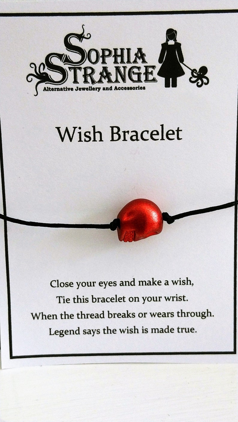 Wish Bracelet 3D Skull