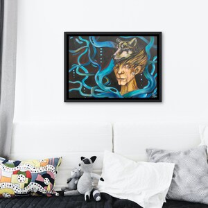 Velinas undergroung god art print